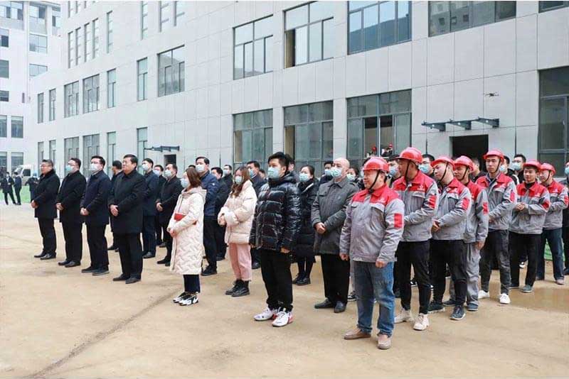 市中區(qū)各部門（局、街道）主要負責人及中海生物技術部分員工和施工團隊參加開工儀式